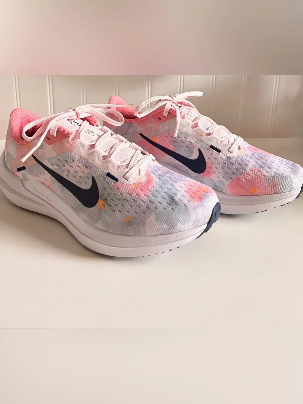 Nike Women's Floral Print Trainers - Cotton Candy 🍭🍬🍭